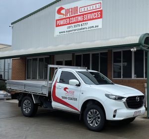 Superior Coaters powder coating service for Mild Steel, Galvanised Steel and Aluminium servicing Brisbane, Gold Coast, Sunshine Coast and South East QLD.