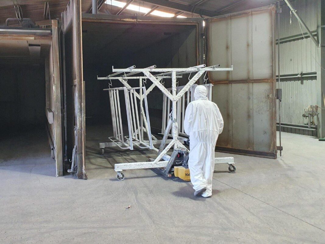 Superior Coaters coating large industrial structural elements