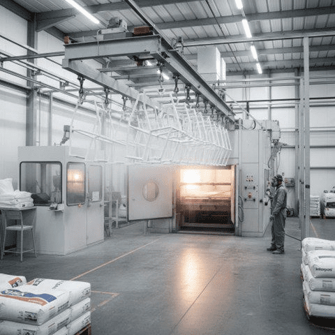 outdoor furniture powder coated by Superior Coaters