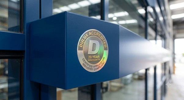 Duluc accredited powder coated steel beam